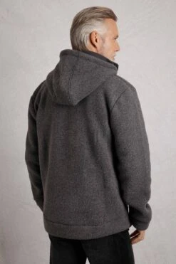 Fairfield Button Front Fleece Jacket Dark Grey 12 Fairfield Button Front Fleece Jacket Dark Grey -Everyday Luxe 102017