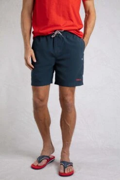 Banning Recycled Polyester Swim Shorts Navy -Everyday Luxe 105668