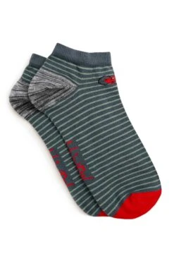 Rolph Trainer Socks 3 Pack Grey Marl -Everyday Luxe 105816