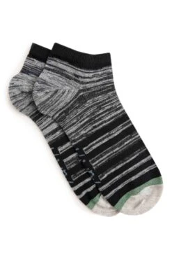 Rolph Trainer Socks 3 Pack Grey Marl -Everyday Luxe 105818