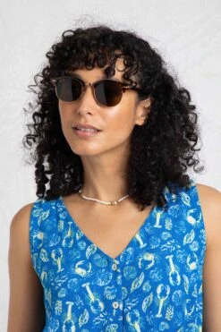 Johnson Clubmaster Sunglasses Antique Tan 10 Johnson Clubmaster Sunglasses Antique Tan -Everyday Luxe 106128