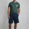 Hamilton Sunwashed Sweatshirt Shorts Navy -Everyday Luxe 107589