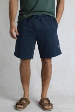 Hamilton Sunwashed Sweatshirt Shorts Navy -Everyday Luxe 107591