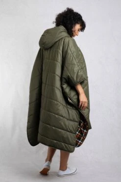 Indiana Showerproof Blanket Robe Fir Green 17 Indiana Showerproof Blanket Robe Fir Green -Everyday Luxe 108234