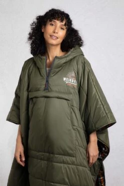 Indiana Showerproof Blanket Robe Fir Green 19 Indiana Showerproof Blanket Robe Fir Green -Everyday Luxe 108237