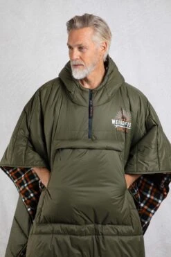 Indiana Showerproof Blanket Robe Fir Green 21 Indiana Showerproof Blanket Robe Fir Green -Everyday Luxe 108346