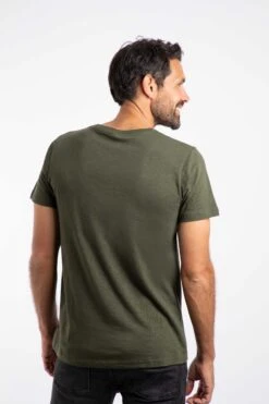 Fished Branded T-Shirt Fir Green -Everyday Luxe 111585