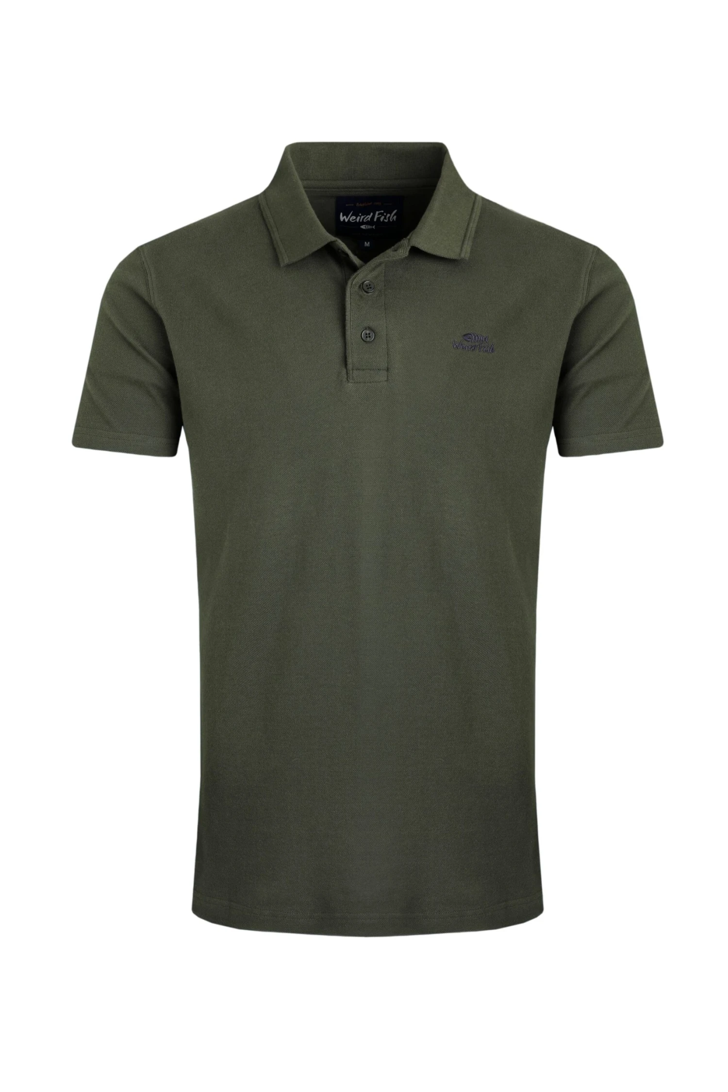 Giles Pique Polo Shirt Deep Lichen Green 4 Giles Pique Polo Shirt Deep Lichen Green - Image 2