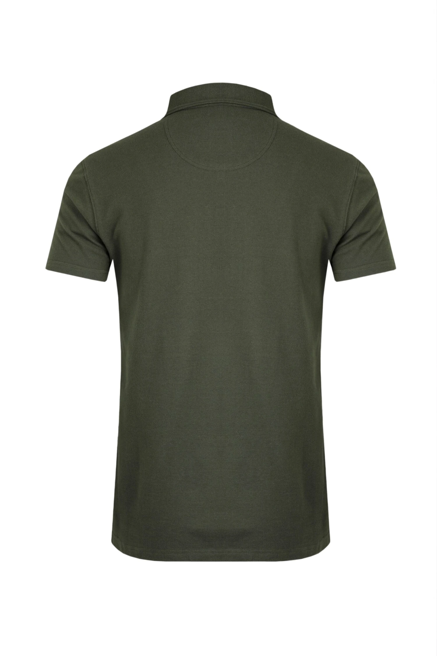 Giles Pique Polo Shirt Deep Lichen Green 8 Giles Pique Polo Shirt Deep Lichen Green - Image 6