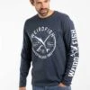 Making Waves Branded Long Sleeve T-Shirt Navy -Everyday Luxe 114480