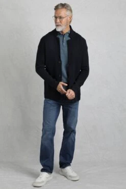 Brad Knitted Cardigan Midnight 14 Brad Knitted Cardigan Midnight -Everyday Luxe 114764