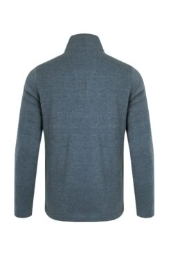 Stowe Eco 1/4 Zip Soft Knit Fleece Dusty Blue -Everyday Luxe 115598