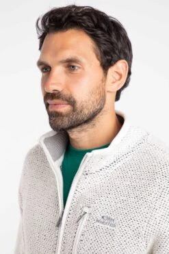 Transom Full Zip Macaroni Sweatshirt Ecru 17 Transom Full Zip Macaroni Sweatshirt Ecru -Everyday Luxe 116066