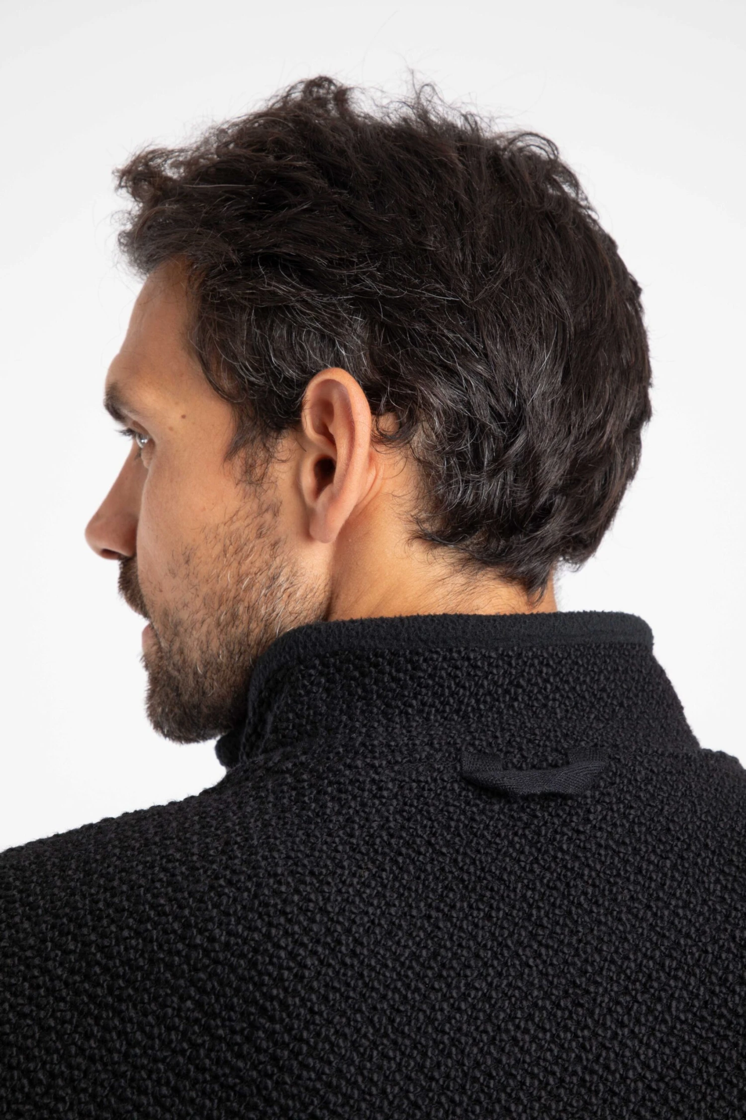 Berhan Full Zip Lined Eco Macaroni Sweatshirt Black 9 Berhan Full Zip Lined Eco Macaroni Sweatshirt Black - Image 7