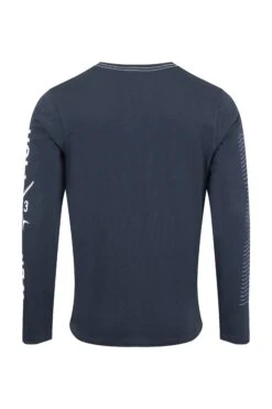 Making Waves Branded Long Sleeve T-Shirt Navy 12 Making Waves Branded Long Sleeve T-Shirt Navy -Everyday Luxe 116487