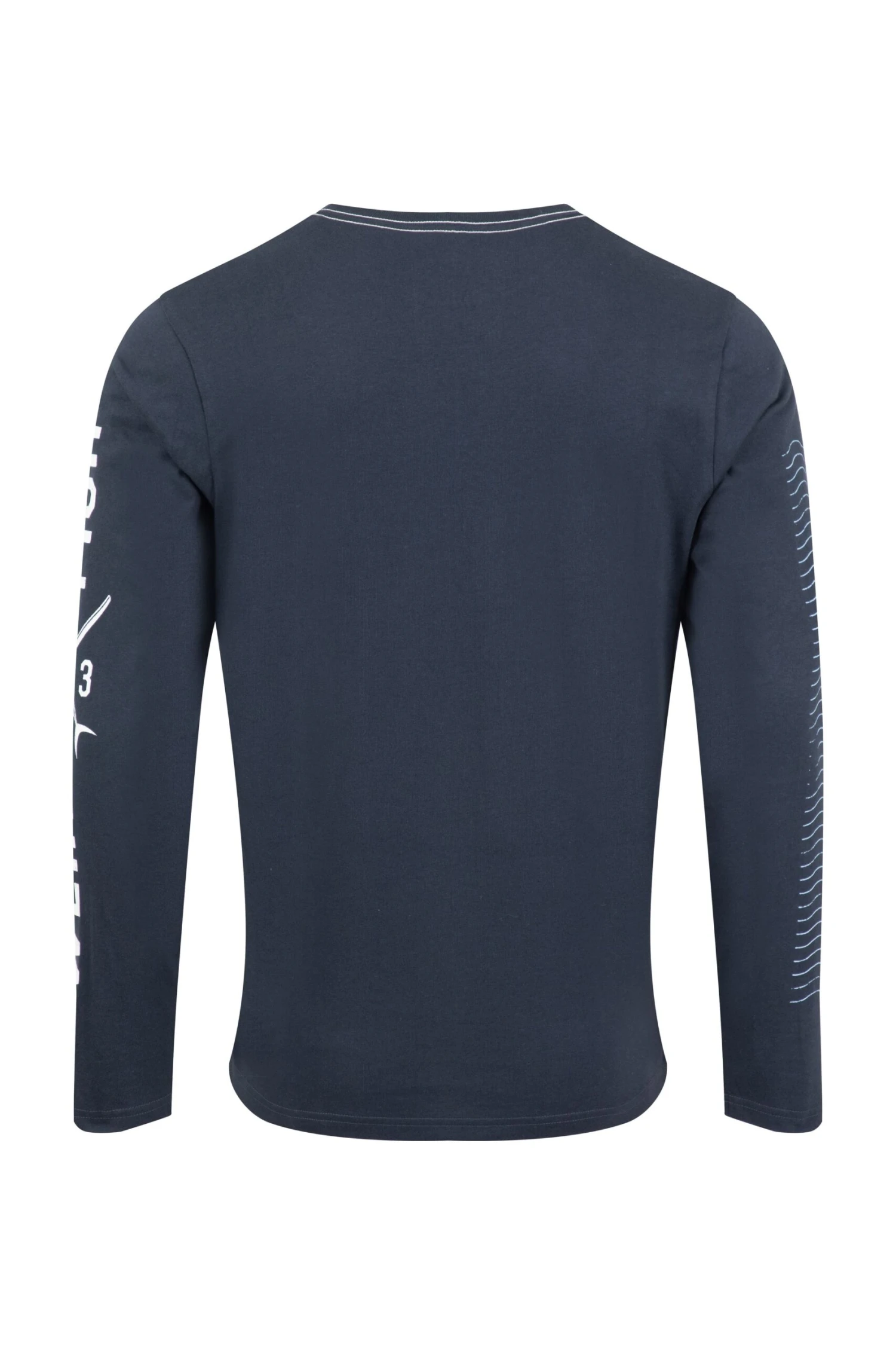 Making Waves Branded Long Sleeve T-Shirt Navy 5 Making Waves Branded Long Sleeve T-Shirt Navy - Image 3