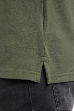 Giles Pique Polo Shirt Deep Lichen Green 15 Giles Pique Polo Shirt Deep Lichen Green -Everyday Luxe 116567