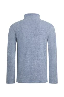 Thames Eco Full Zip Snow Marl Fleece Mid Blue -Everyday Luxe 117183