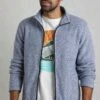 Thames Eco Full Zip Snow Marl Fleece Mid Blue 1 Thames Eco Full Zip Snow Marl Fleece Mid Blue -Everyday Luxe 117277