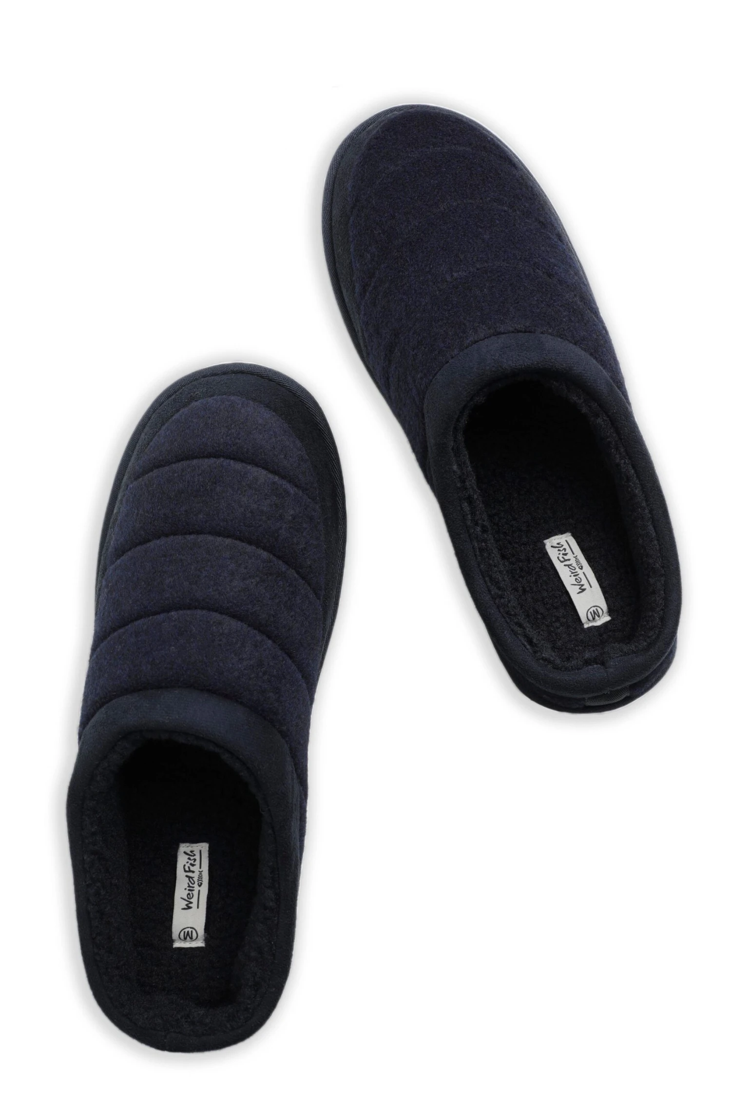 Newbridge Felt Slippers Navy 4 Newbridge Felt Slippers Navy - Image 2