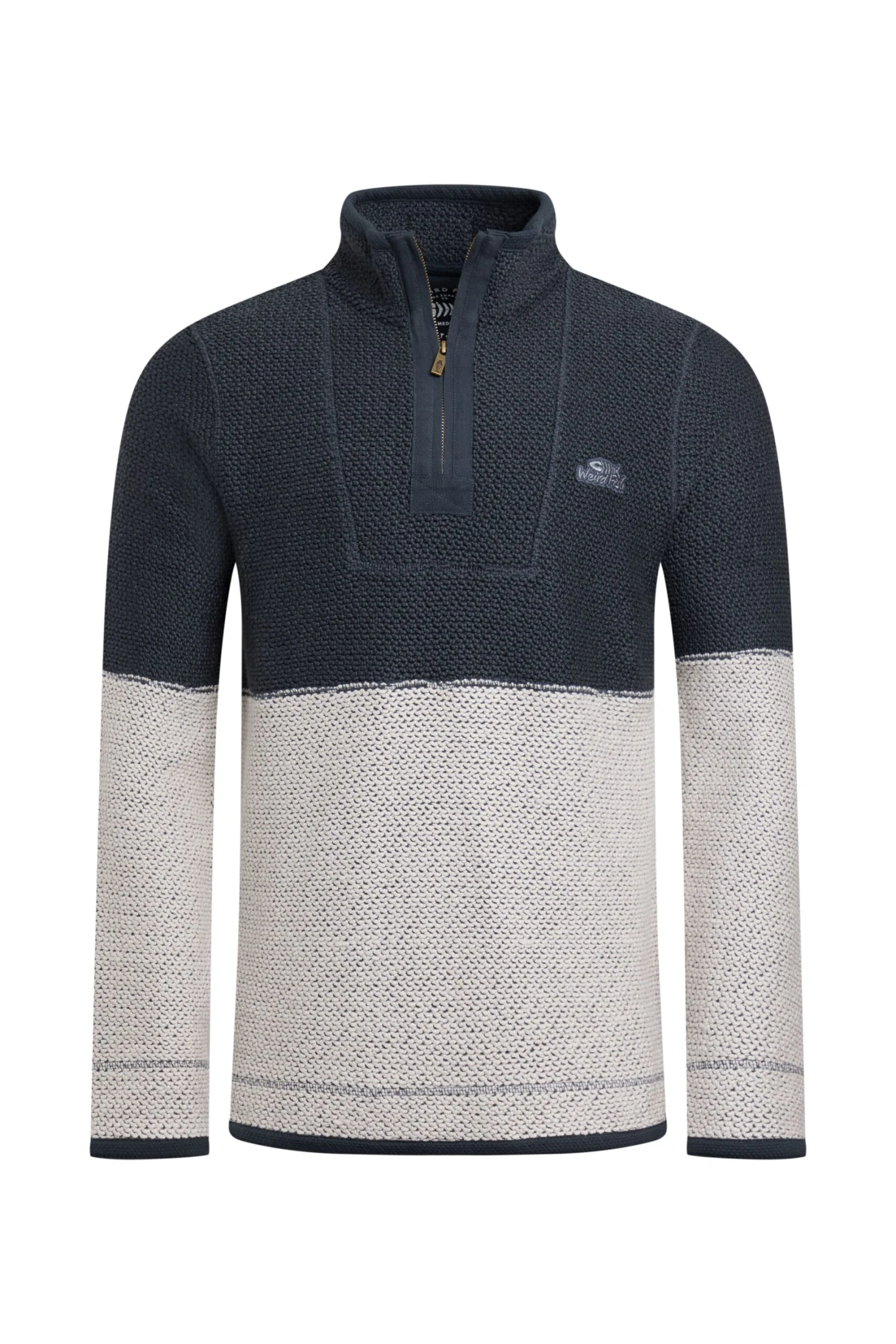 Kielder 1/4 Zip Limited Edition Macaroni Sweatshirt Dark Navy 4 Kielder 1/4 Zip Limited Edition Macaroni Sweatshirt Dark Navy - Image 2