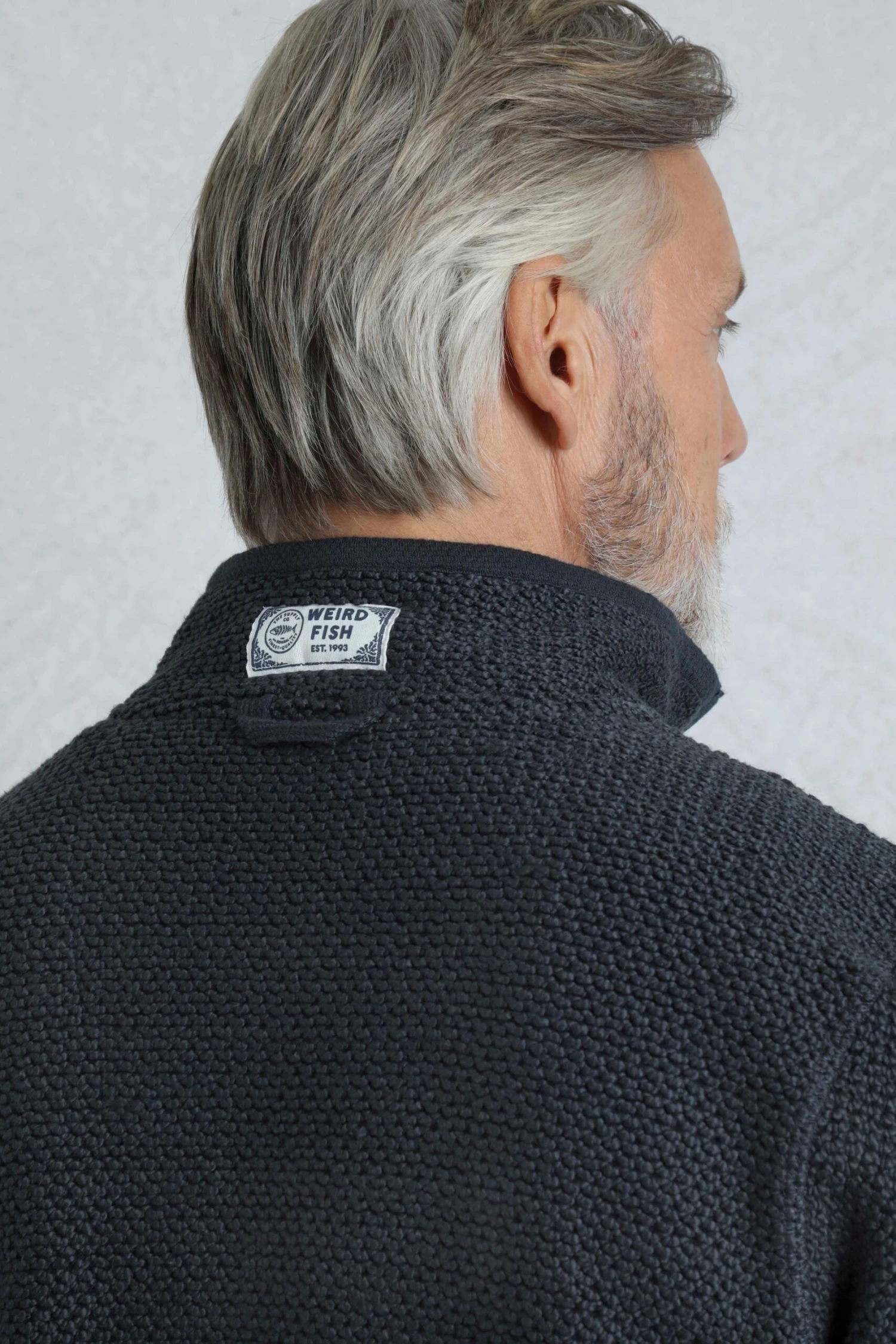 Kielder 1/4 Zip Limited Edition Macaroni Sweatshirt Dark Navy 7 Kielder 1/4 Zip Limited Edition Macaroni Sweatshirt Dark Navy - Image 5