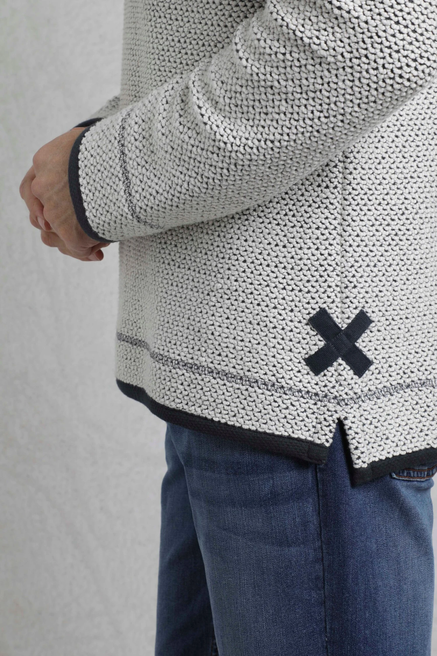 Kielder 1/4 Zip Limited Edition Macaroni Sweatshirt Dark Navy 10 Kielder 1/4 Zip Limited Edition Macaroni Sweatshirt Dark Navy - Image 8