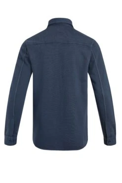 Fingask Loopback Shirt Navy -Everyday Luxe 118881