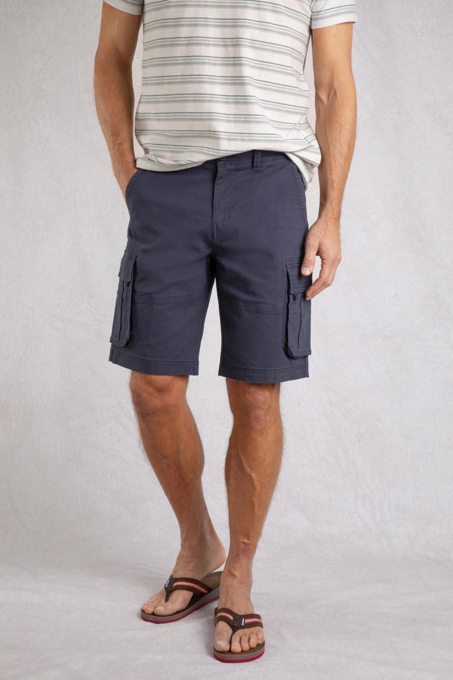 Rigney Cargo Shorts Navy 6 Rigney Cargo Shorts Navy - Image 4