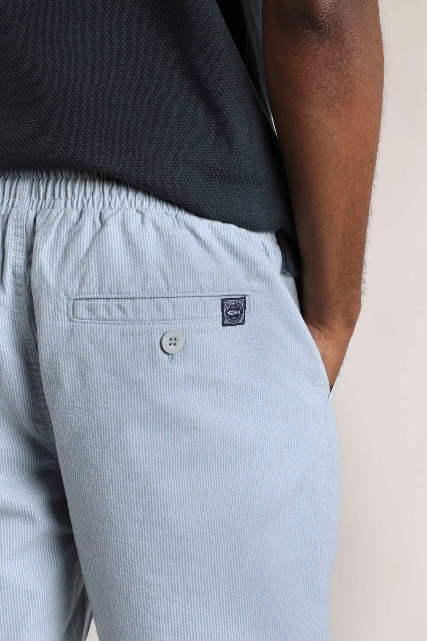 Dewey Stripe Shorts Ecru 9 Dewey Stripe Shorts Ecru - Image 7