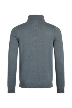 Baxter Fine Knit 1/4 Zip Jumper Blue Mirage -Everyday Luxe 120332
