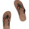 Malham Leather Look Flip Flops Caramel 2 Malham Leather Look Flip Flops Caramel -Everyday Luxe 120721
