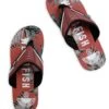 Lexington Printed Flip Flops Paprika 1 Lexington Printed Flip Flops Paprika -Everyday Luxe 121019