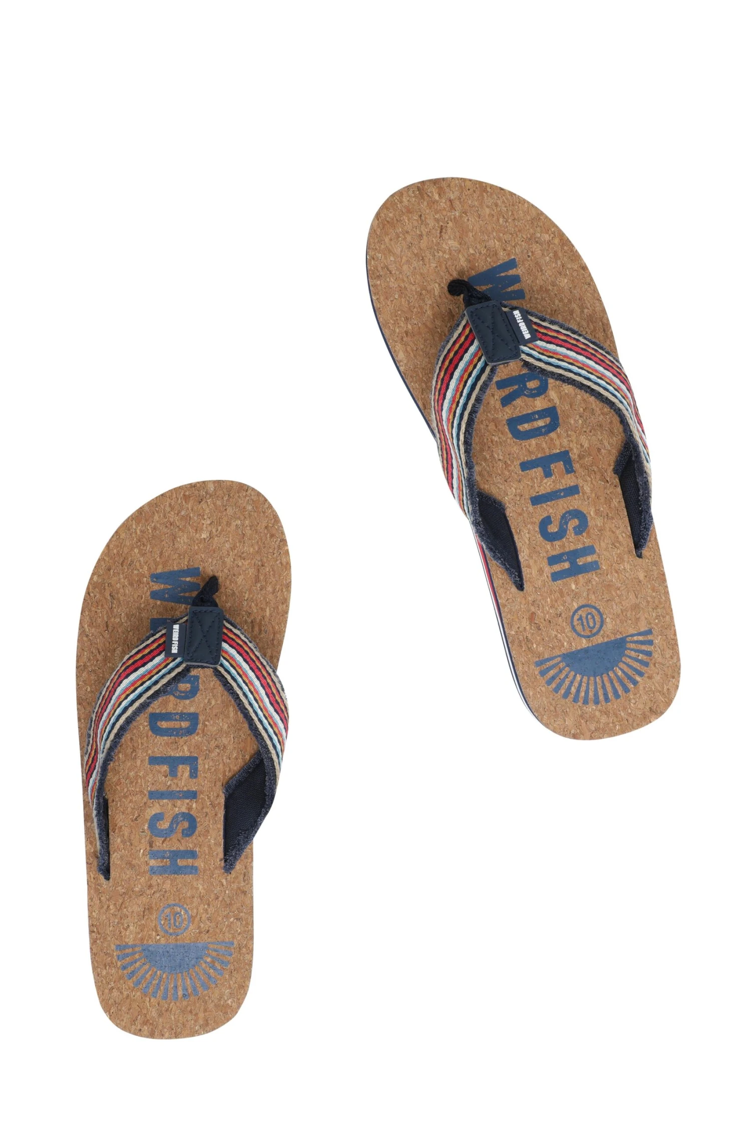 Englewood Cork Flip Flops Dark Blue 4 Englewood Cork Flip Flops Dark Blue - Image 2