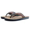 Englewood Cork Flip Flops Dark Blue -Everyday Luxe 121029