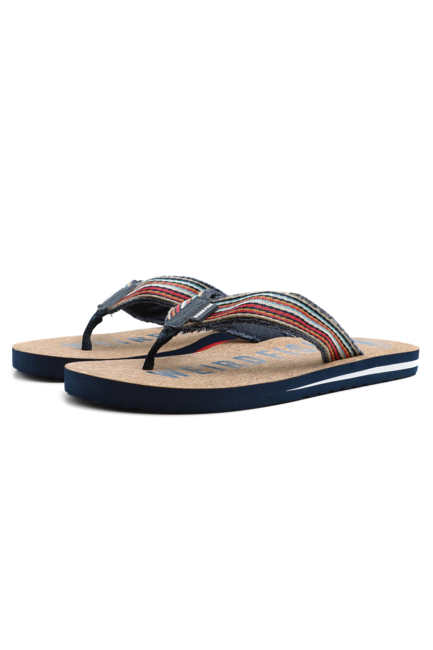 Englewood Cork Flip Flops Dark Blue 3 Englewood Cork Flip Flops Dark Blue