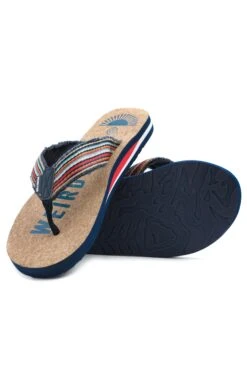 Englewood Cork Flip Flops Dark Blue 11 Englewood Cork Flip Flops Dark Blue -Everyday Luxe 121031