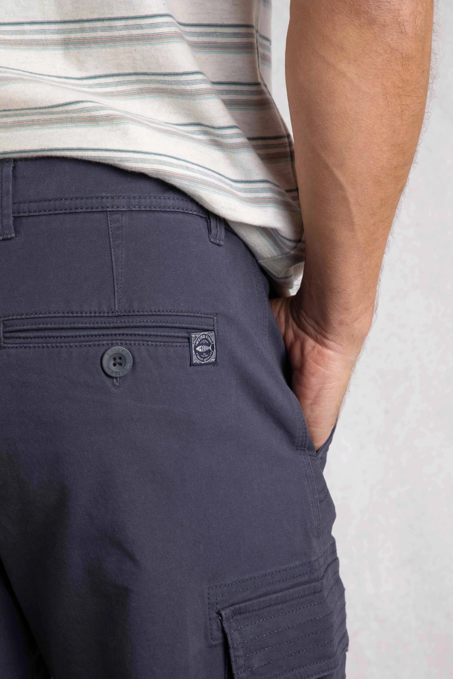 Rigney Cargo Shorts Navy 7 Rigney Cargo Shorts Navy - Image 5