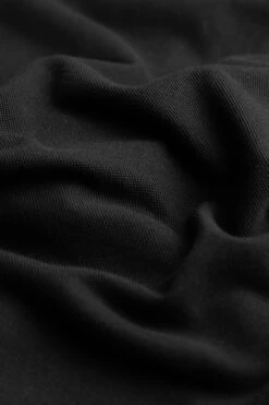 Beacon Pique Polo Shirt Black -Everyday Luxe 121379