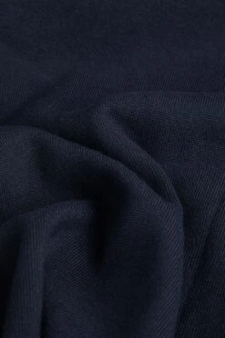 Carter Knitted Full Zip Bomber Jacket Midnight -Everyday Luxe 121385