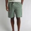 Crawford Organic Cotton Loopback Shorts Army Green