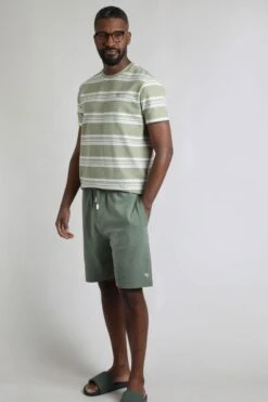 Crawford Organic Cotton Loopback Shorts Army Green 13 Crawford Organic Cotton Loopback Shorts Army Green -Everyday Luxe 121779