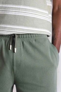 Crawford Organic Cotton Loopback Shorts Army Green 17 Crawford Organic Cotton Loopback Shorts Army Green -Everyday Luxe 121782