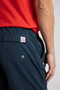 Banning Recycled Polyester Swim Shorts Navy -Everyday Luxe 122125