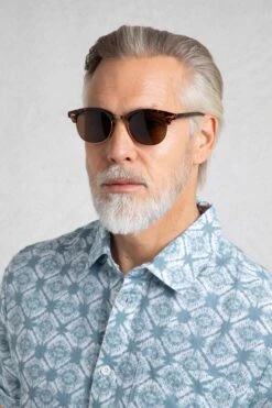 Johnson Clubmaster Sunglasses Antique Tan 13 Johnson Clubmaster Sunglasses Antique Tan -Everyday Luxe 122138