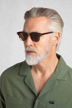 Johnson Clubmaster Sunglasses Antique Tan 15 Johnson Clubmaster Sunglasses Antique Tan -Everyday Luxe 122139