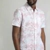 Tarim Linen Rich Hawaiian Shirt Red 2 Tarim Linen Rich Hawaiian Shirt Red -Everyday Luxe 122297