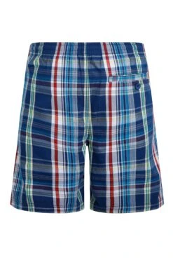 Manson Madras Check Shorts Estate Blue 14 Manson Madras Check Shorts Estate Blue -Everyday Luxe 122546