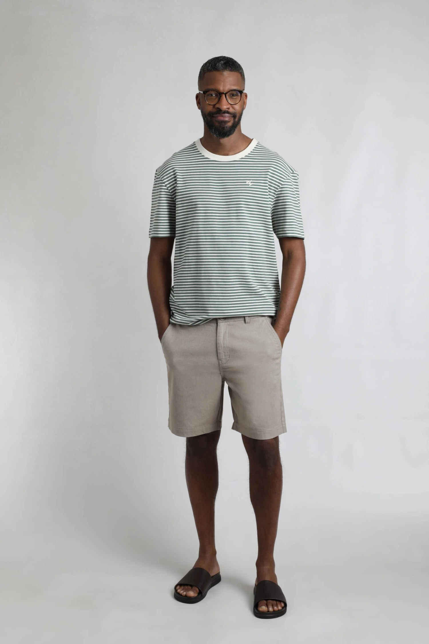 Charleston Textured Chino Shorts Stone 3 Charleston Textured Chino Shorts Stone