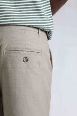 Charleston Textured Chino Shorts Stone 15 Charleston Textured Chino Shorts Stone -Everyday Luxe 122868